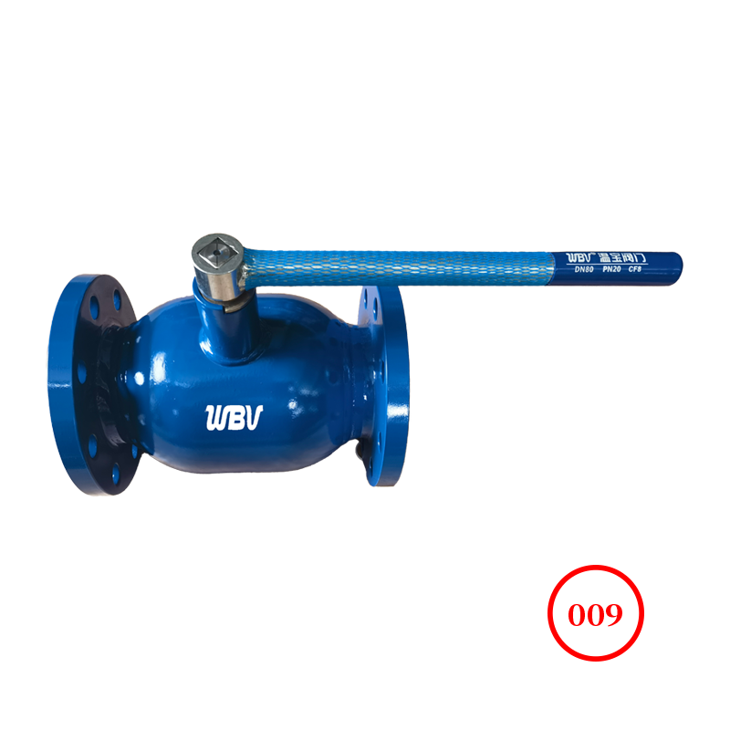 全焊接縮徑法蘭球閥Q41HF-16/25C CF8球 固定手柄 防腐蝕漆